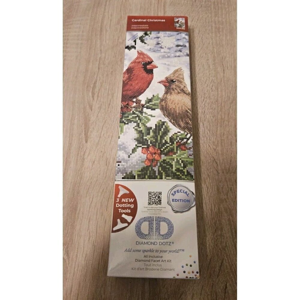 NEW Diamond Dotz Cardinals Adult Art Kit Special Edition Intermediate